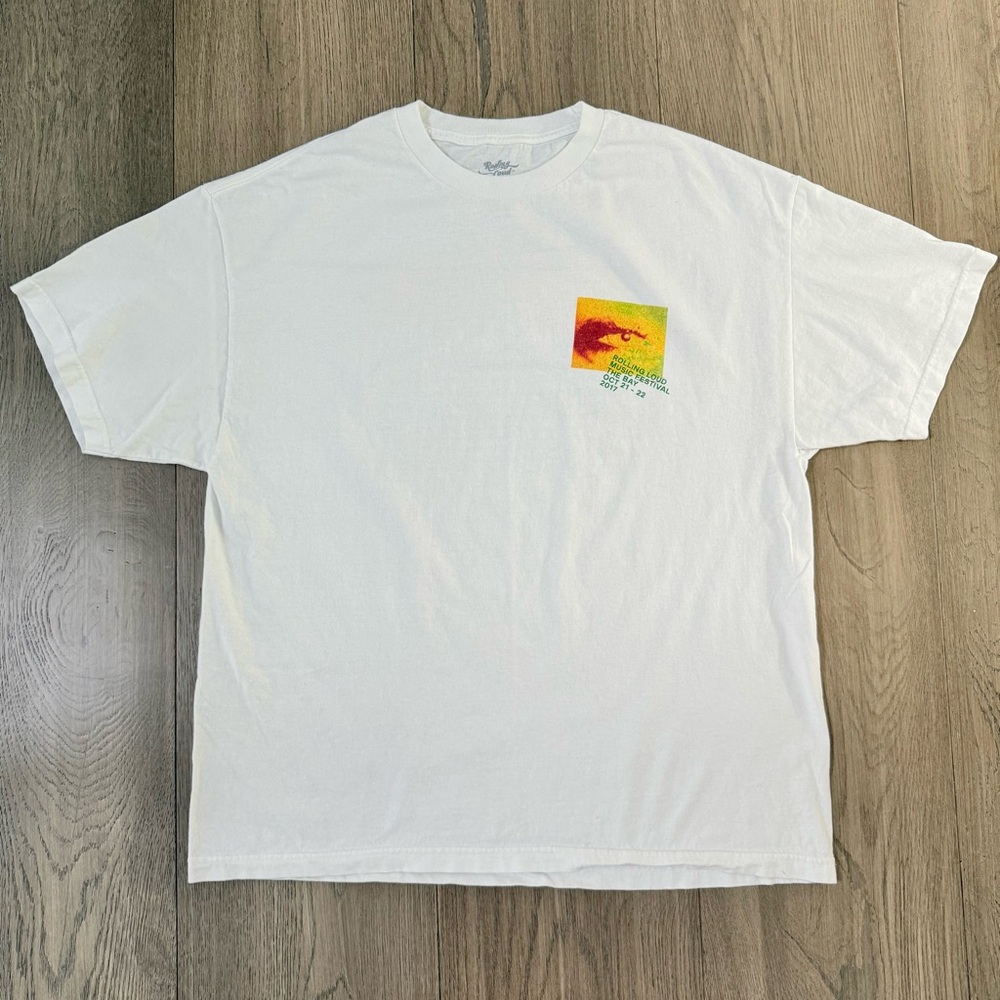 Rolling Loud Music Festival 2017 White Graphic Tee XXL